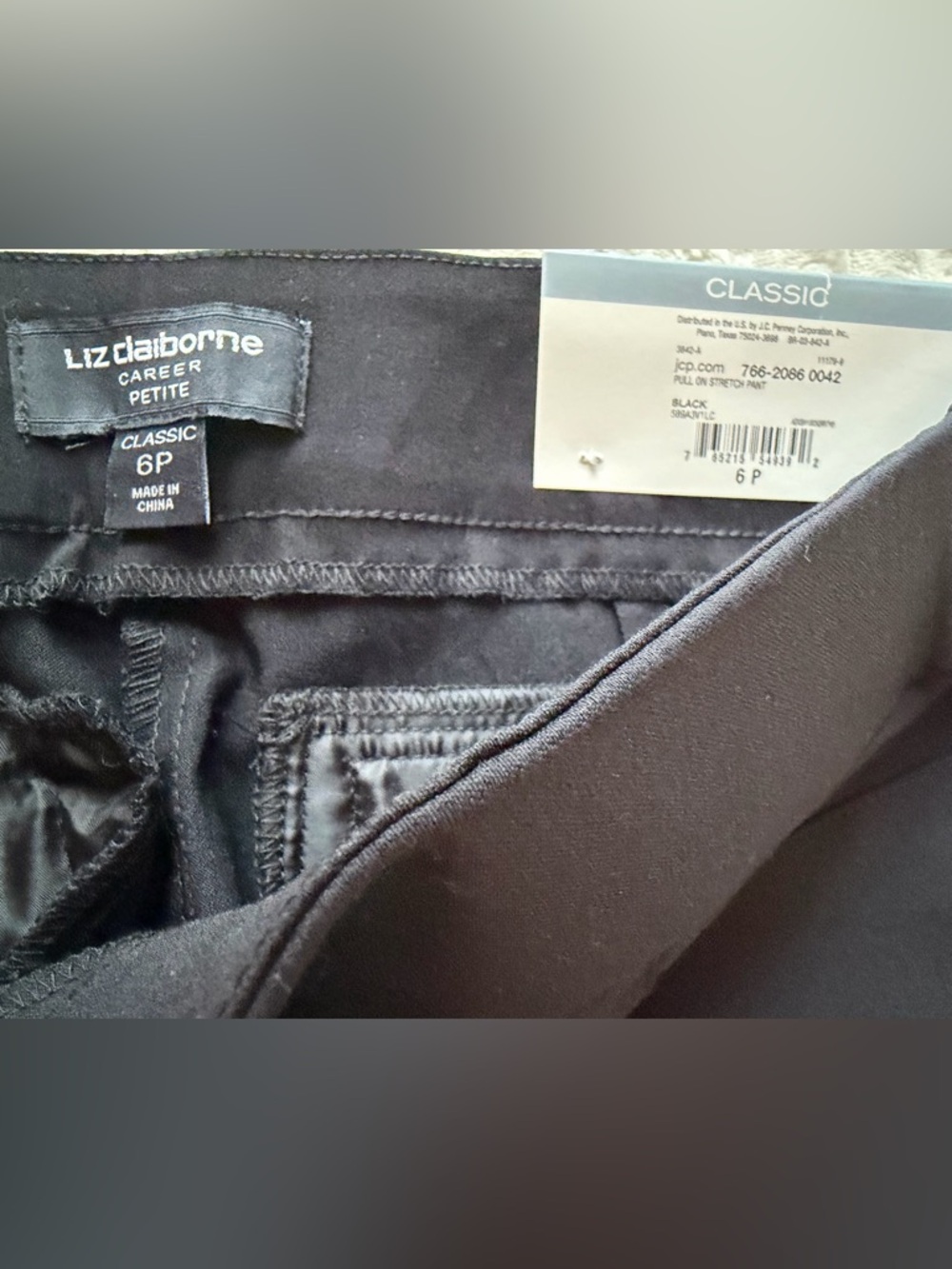 Liz Claiborne Black Women’s Dress Pants - Picture 3 of 4